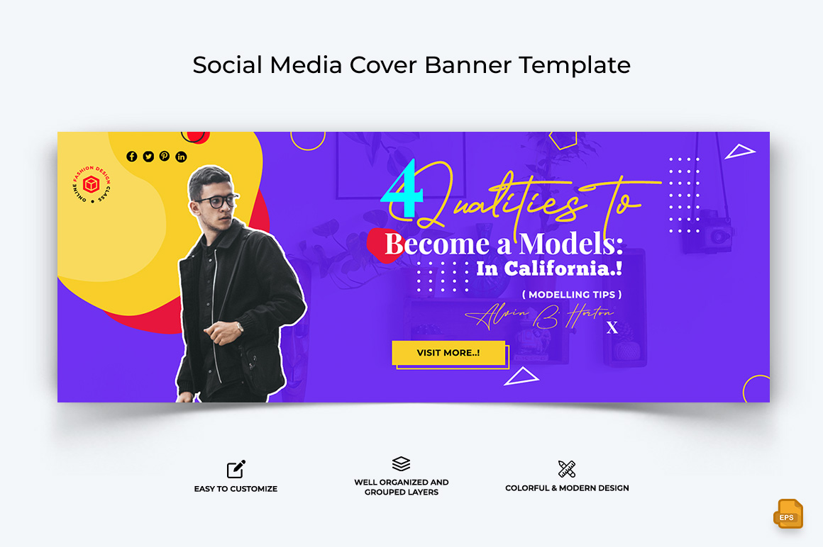 Fashion Facebook Cover Banner Design-014