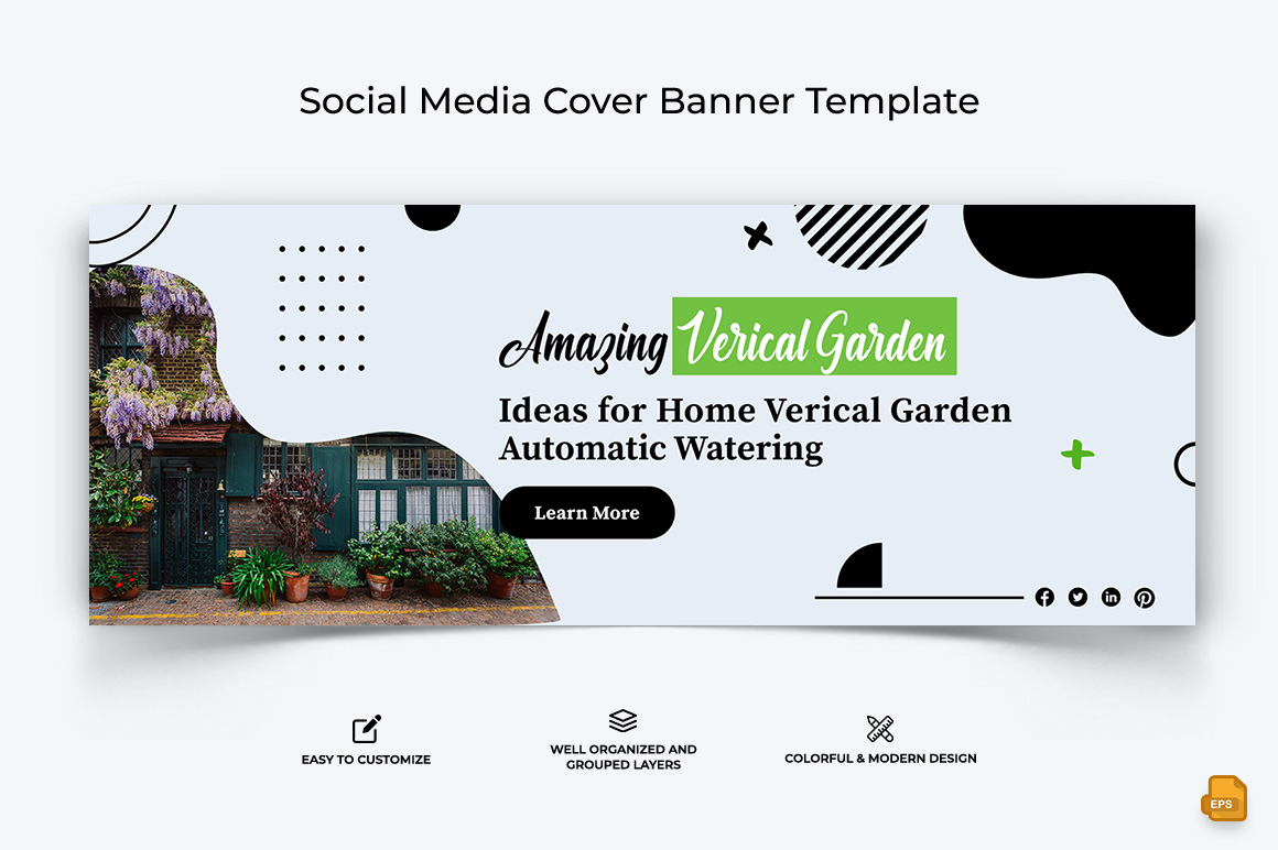 Home Gardening Facebook Cover Banner Design-002