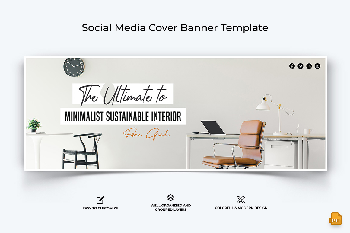 Interior Minimal Facebook Cover Banner Design-002