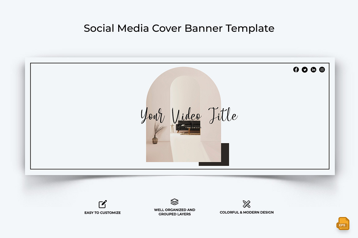 Interior Minimal Facebook Cover Banner Design-005