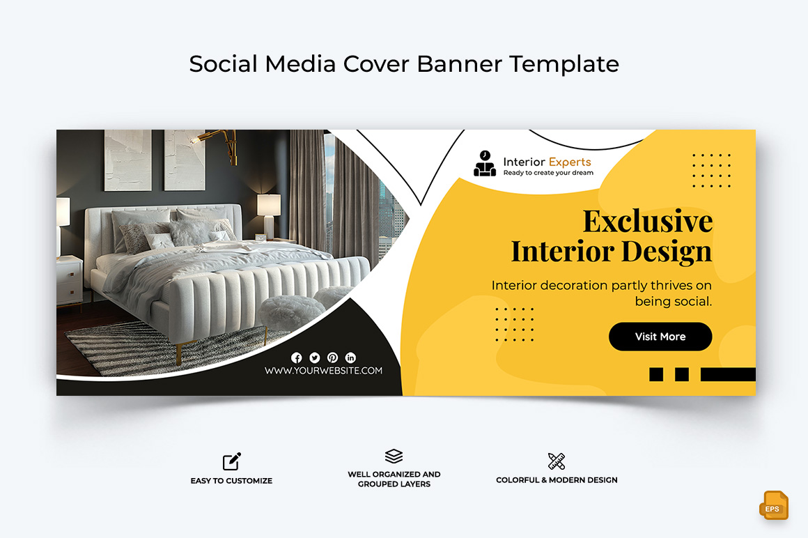 Interior Minimal Facebook Cover Banner Design-014