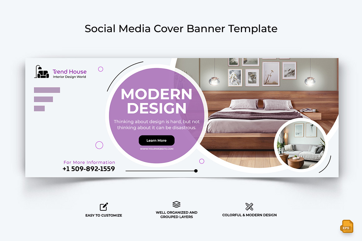 Interior Minimal Facebook Cover Banner Design-020