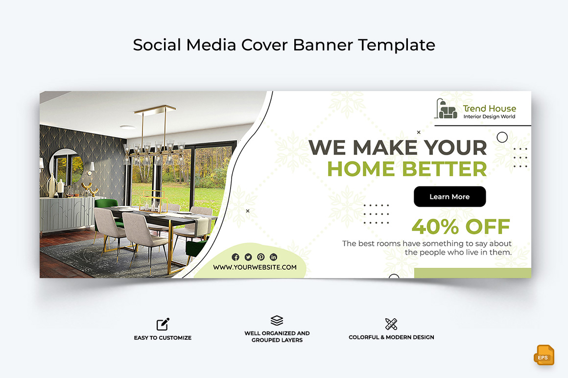 Interior Minimal Facebook Cover Banner Design-023