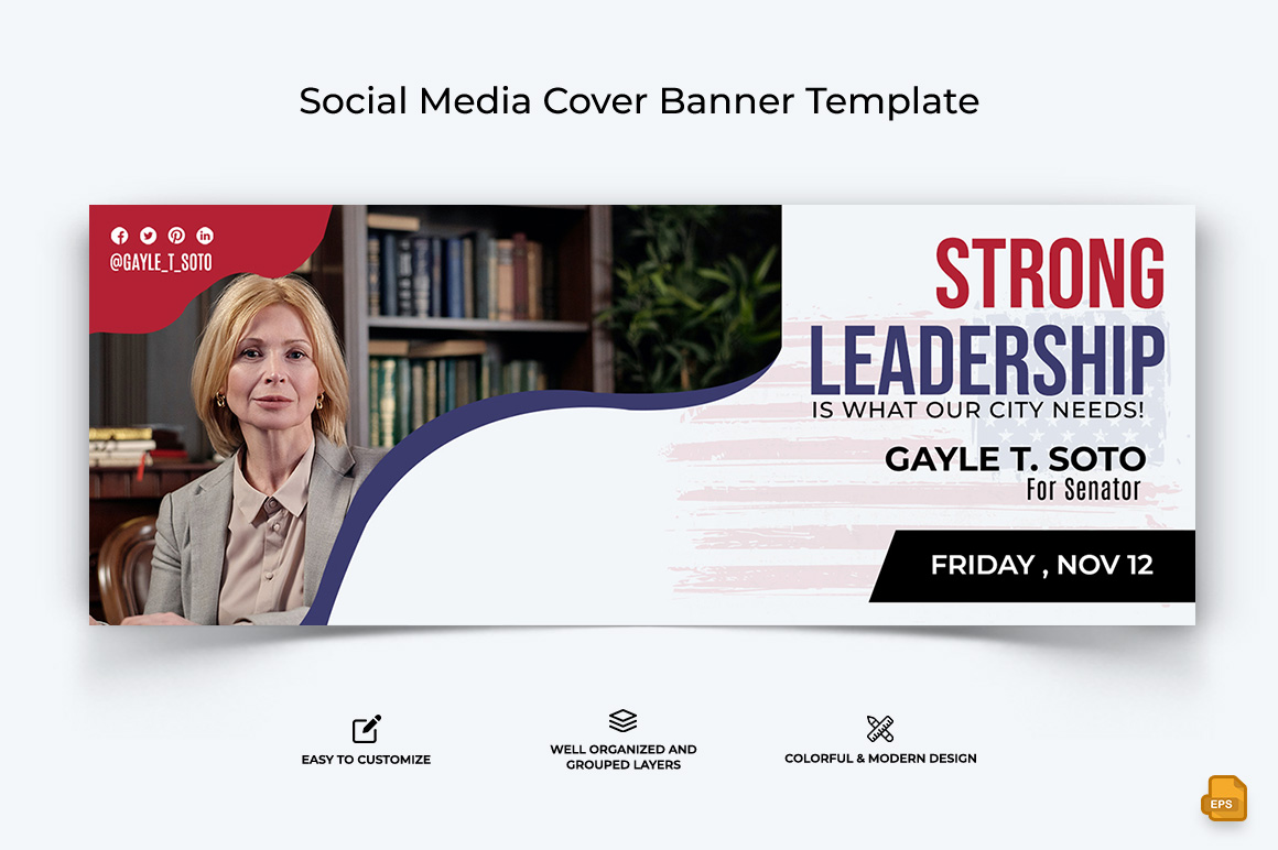 Political Campaign Facebook Cover Banner Design-009