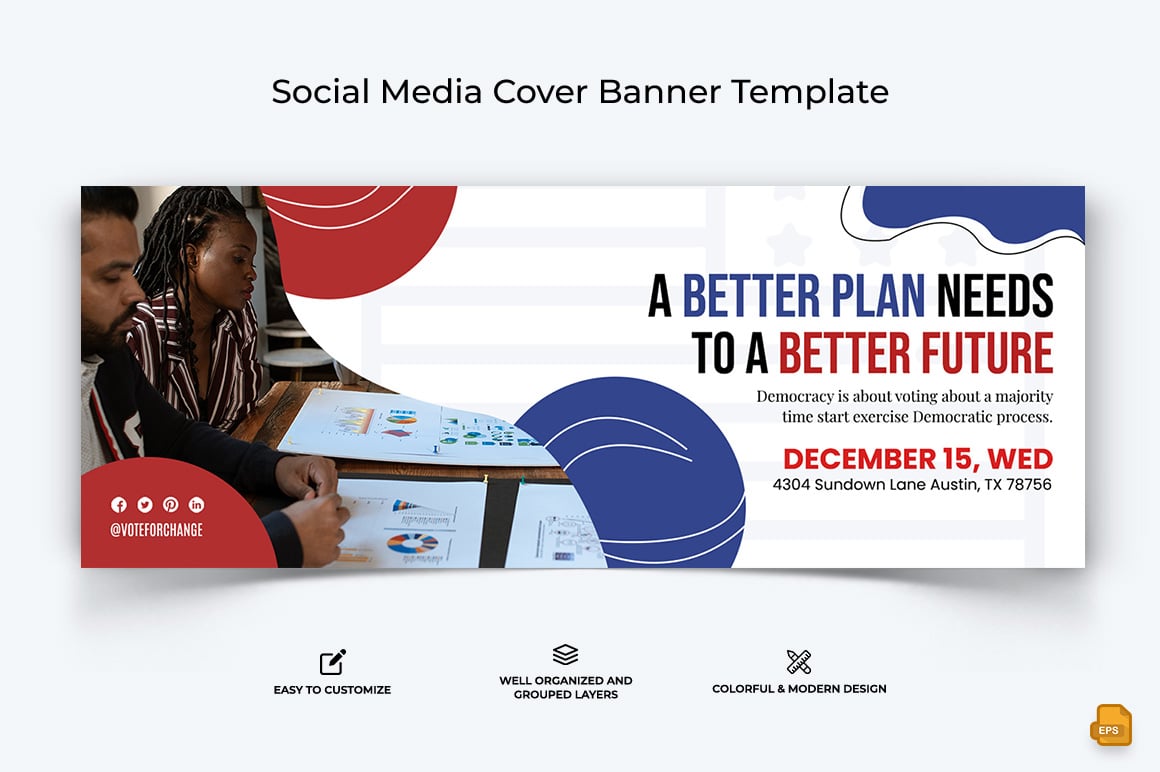 Political Campaign Facebook Cover Banner Design-011