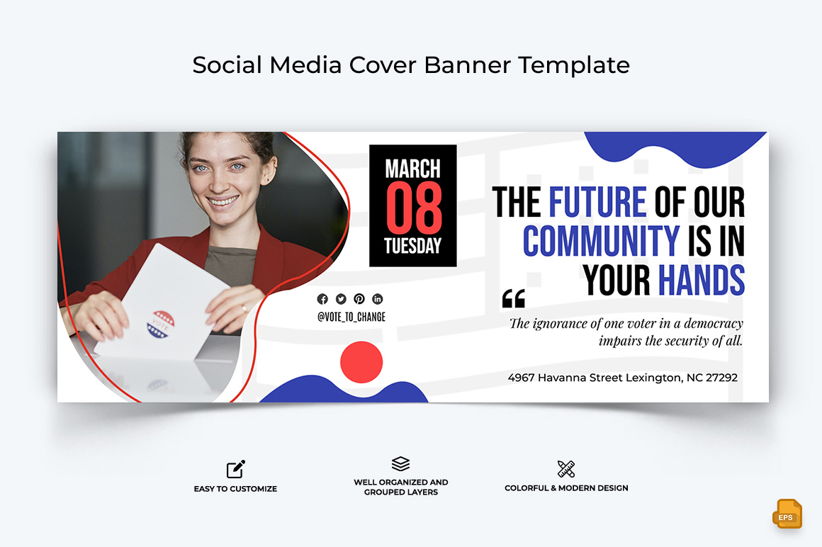 Political Campaign Facebook Cover Banner Design-015