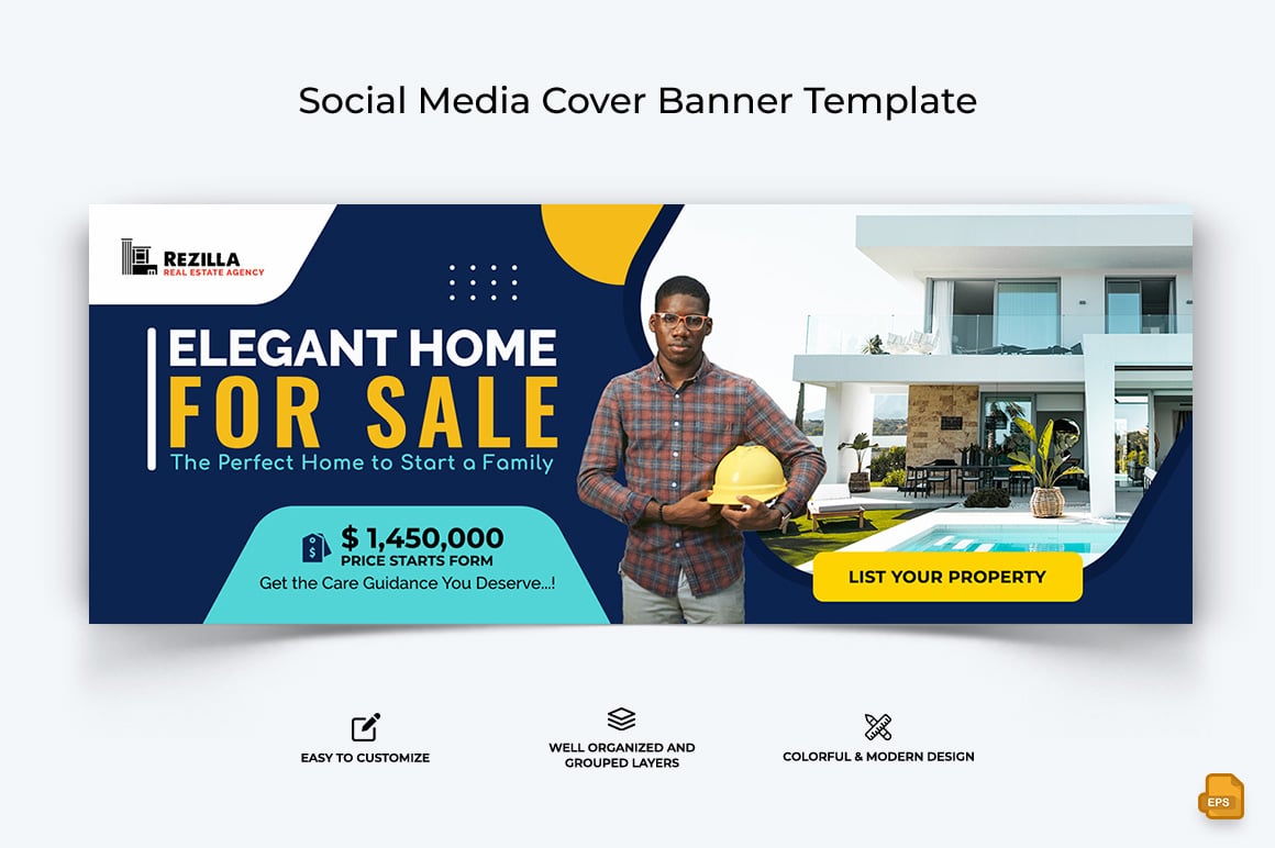 Real Estate Facebook Cover Banner Design-011