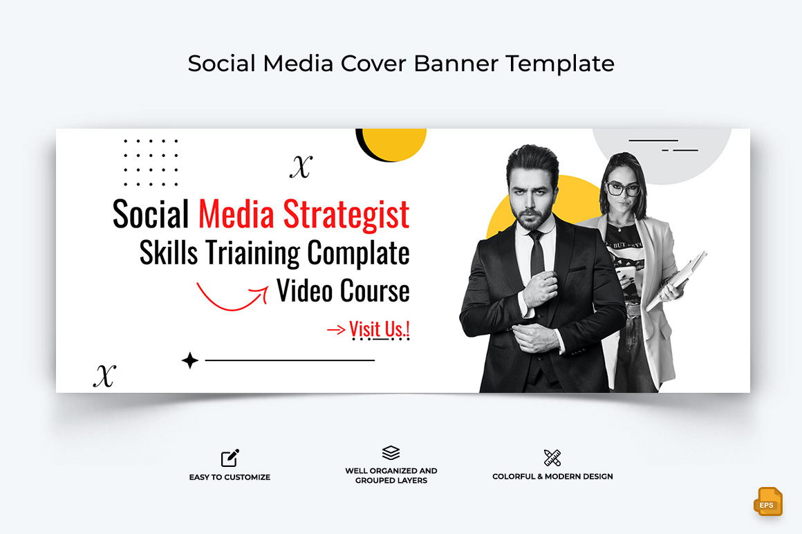 Social Media Workshop Facebook Cover Banner Design-004