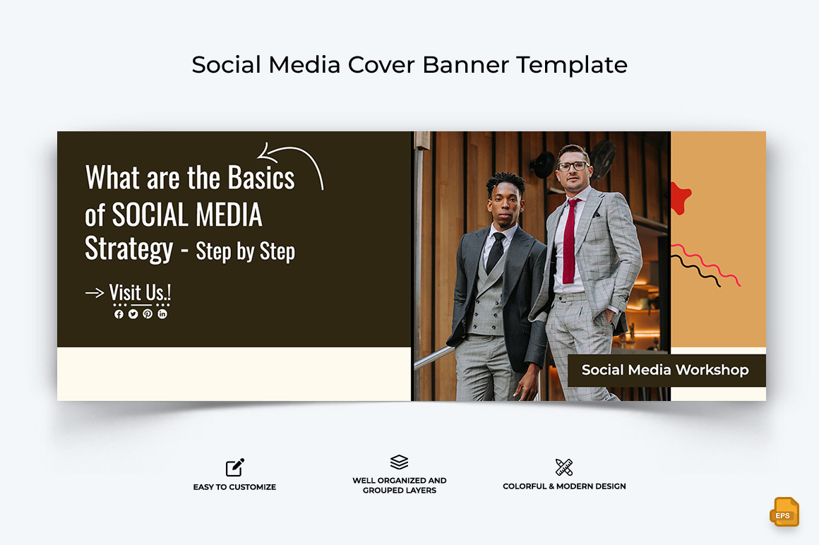 Social Media Workshop Facebook Cover Banner Design-008