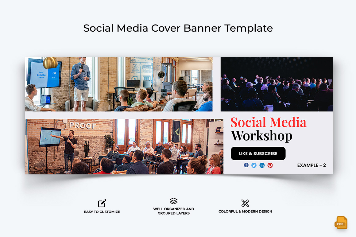 Social Media Workshop Facebook Cover Banner Design-016