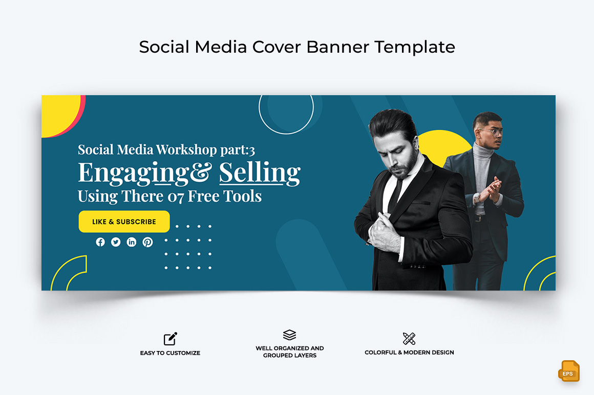 Social Media Workshop Facebook Cover Banner Design-017