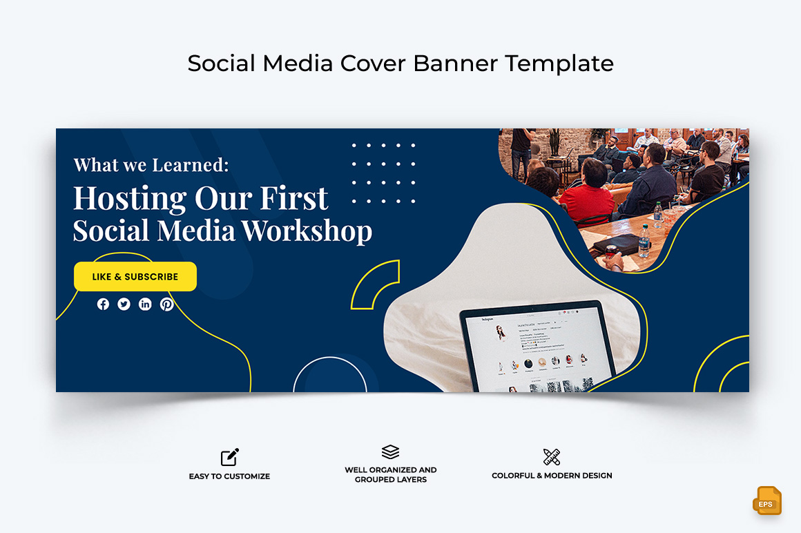 Social Media Workshop Facebook Cover Banner Design-018