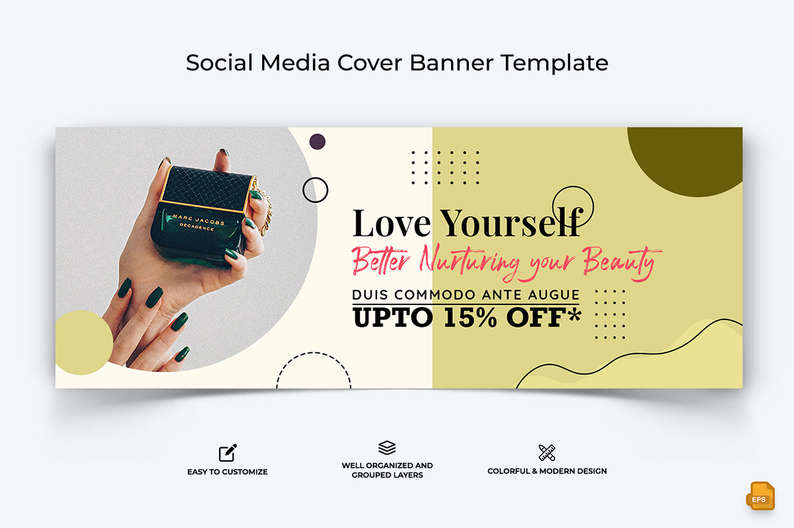 Spa and Salon Facebook Cover Banner Design-006