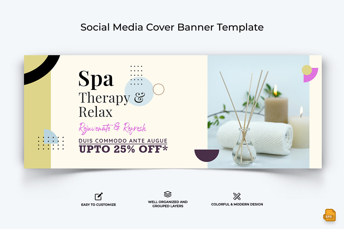 Spa and Salon Facebook Cover Banner Design-010