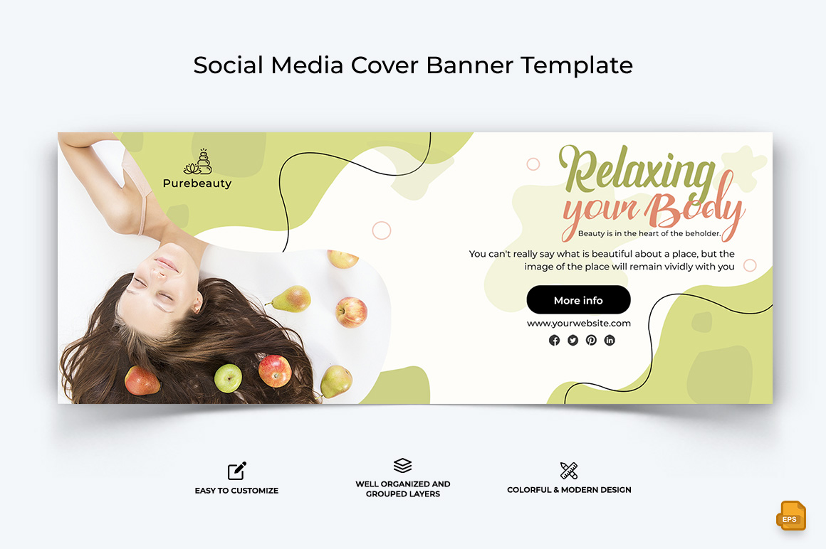 Spa and Salon Facebook Cover Banner Design-015