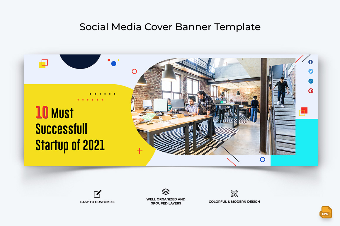 Startups Business Facebook Cover Banner Design-003