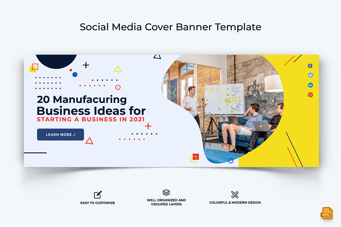 Startups Business Facebook Cover Banner Design-010