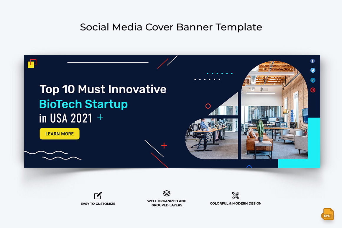 Startups Business Facebook Cover Banner Design-013