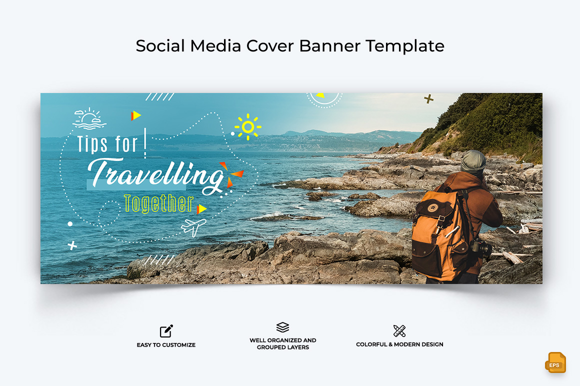 Travel Facebook Cover Banner Design-001