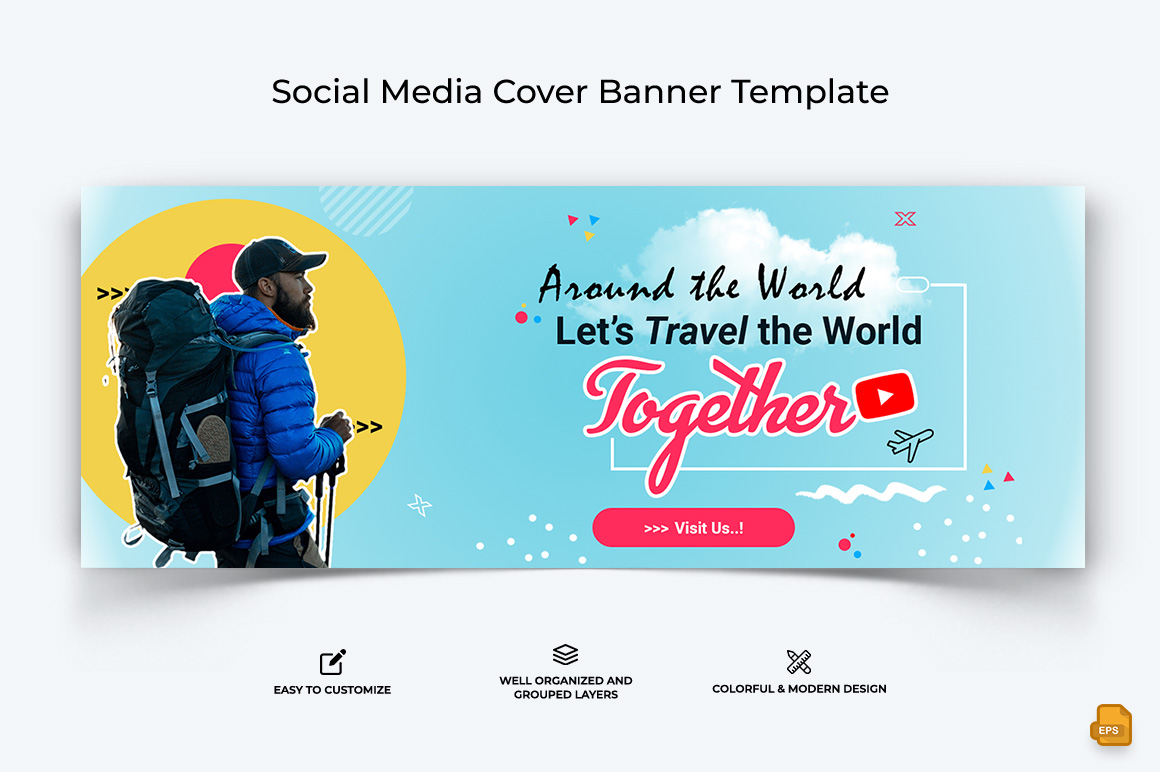 Travel Facebook Cover Banner Design-004