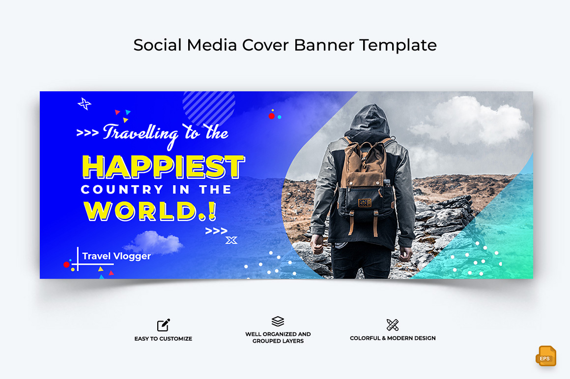 Travel Facebook Cover Banner Design-005