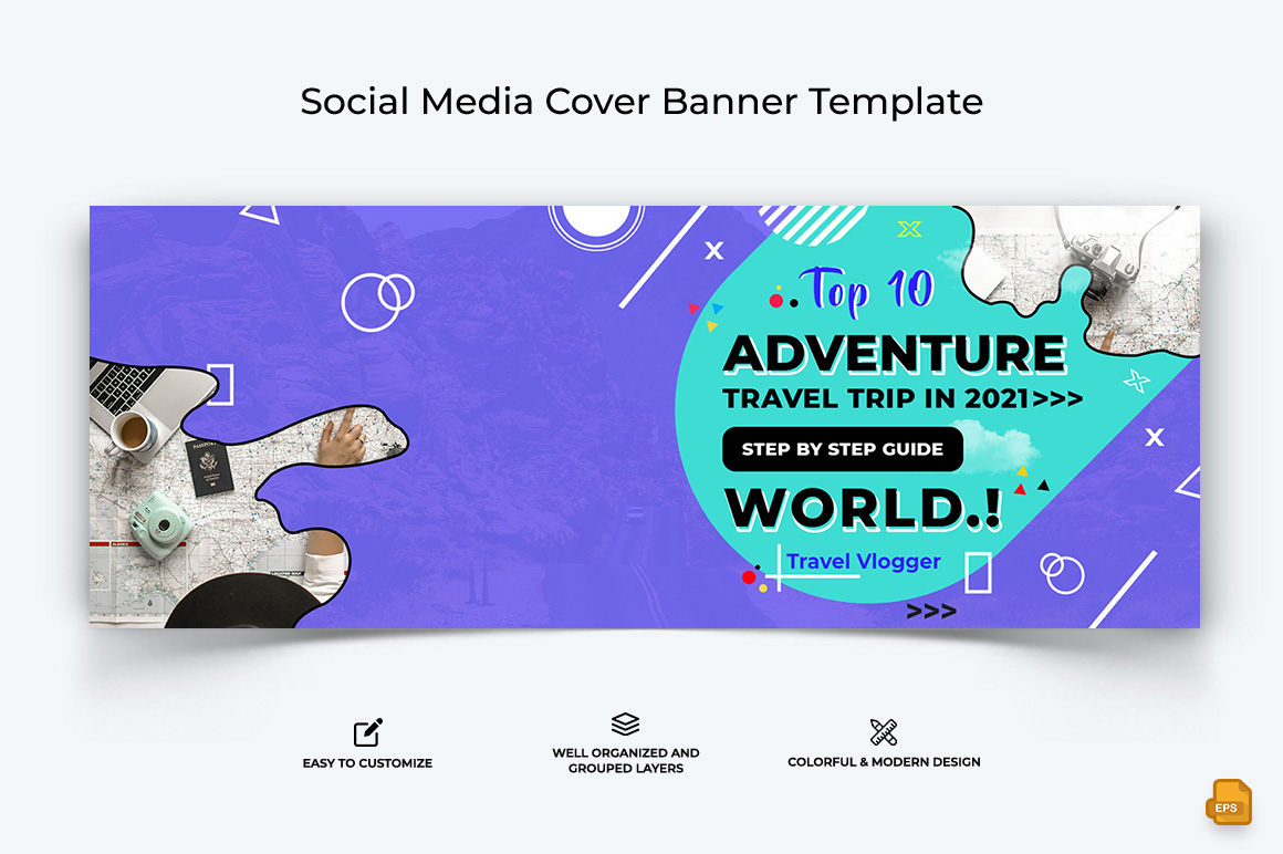 Travel Facebook Cover Banner Design-006