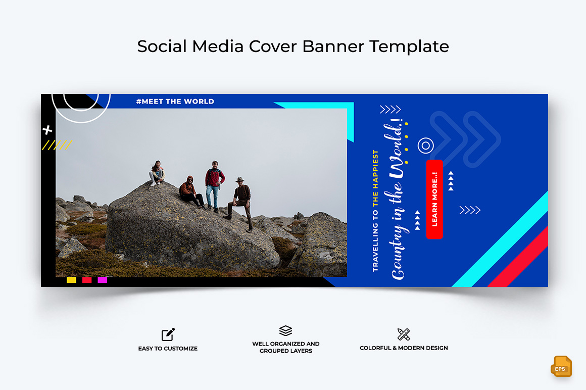 Travel Facebook Cover Banner Design-010