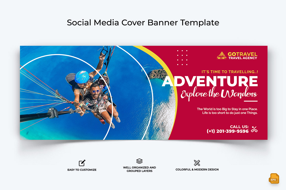 Travel Facebook Cover Banner Design-016