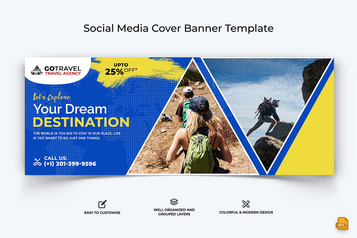 Travel Facebook Cover Banner Design-017