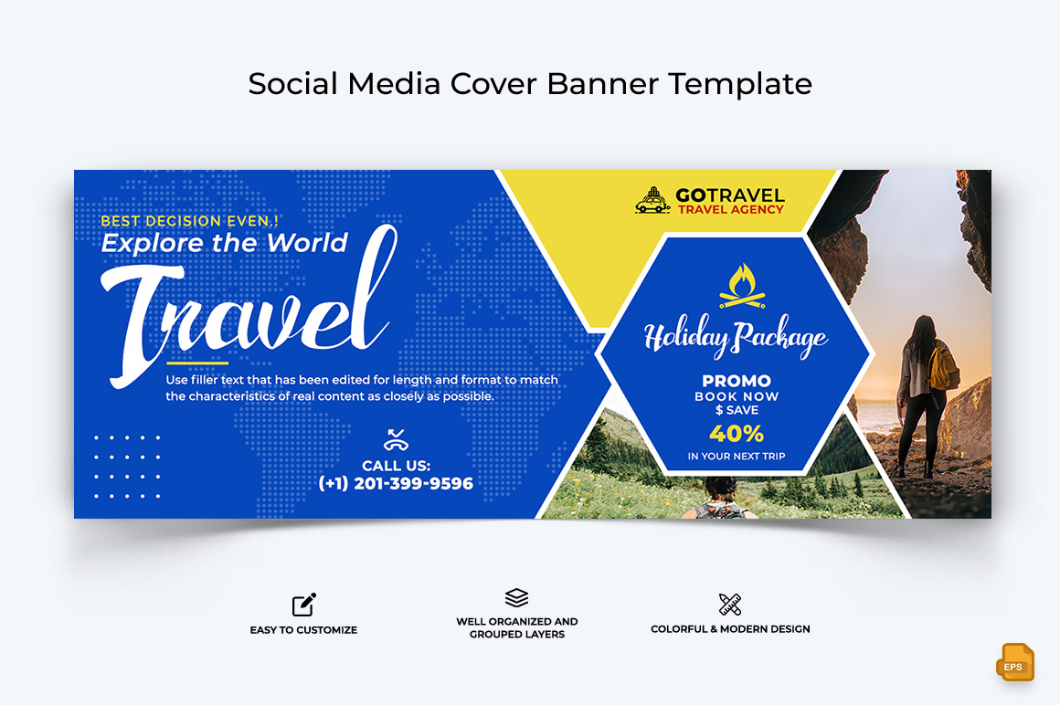 Travel Facebook Cover Banner Design-019