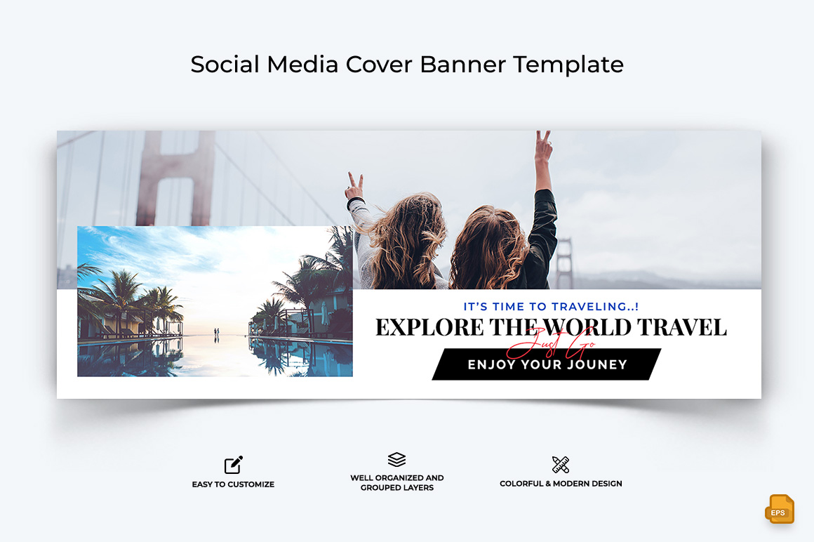 Travel Facebook Cover Banner Design-025