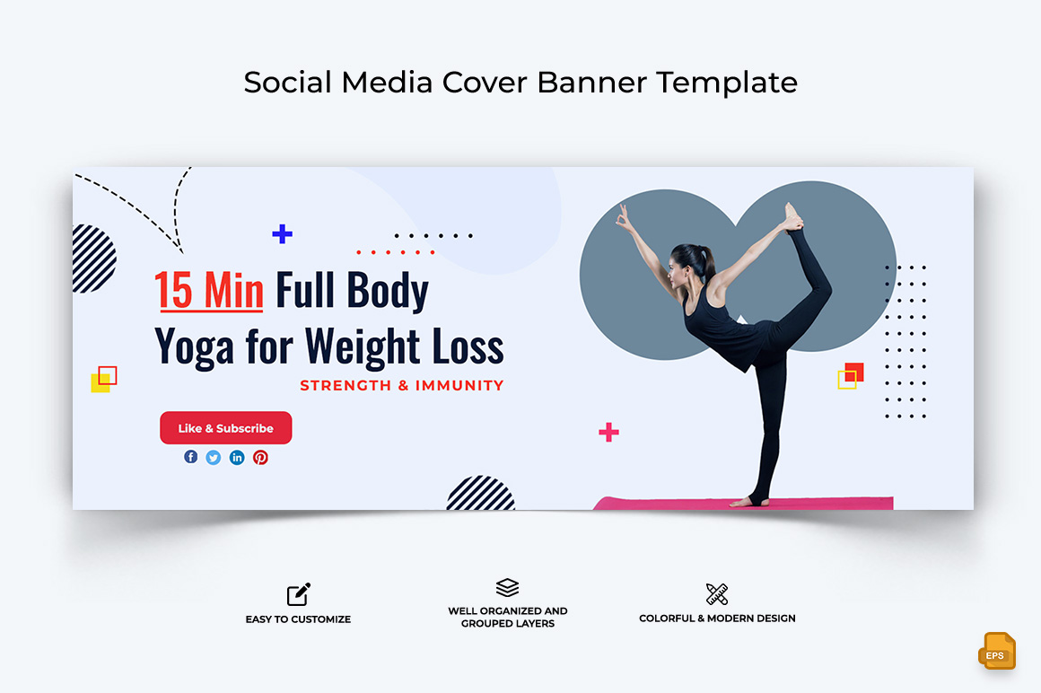 Yoga and Meditation Facebook Cover Banner Design-009