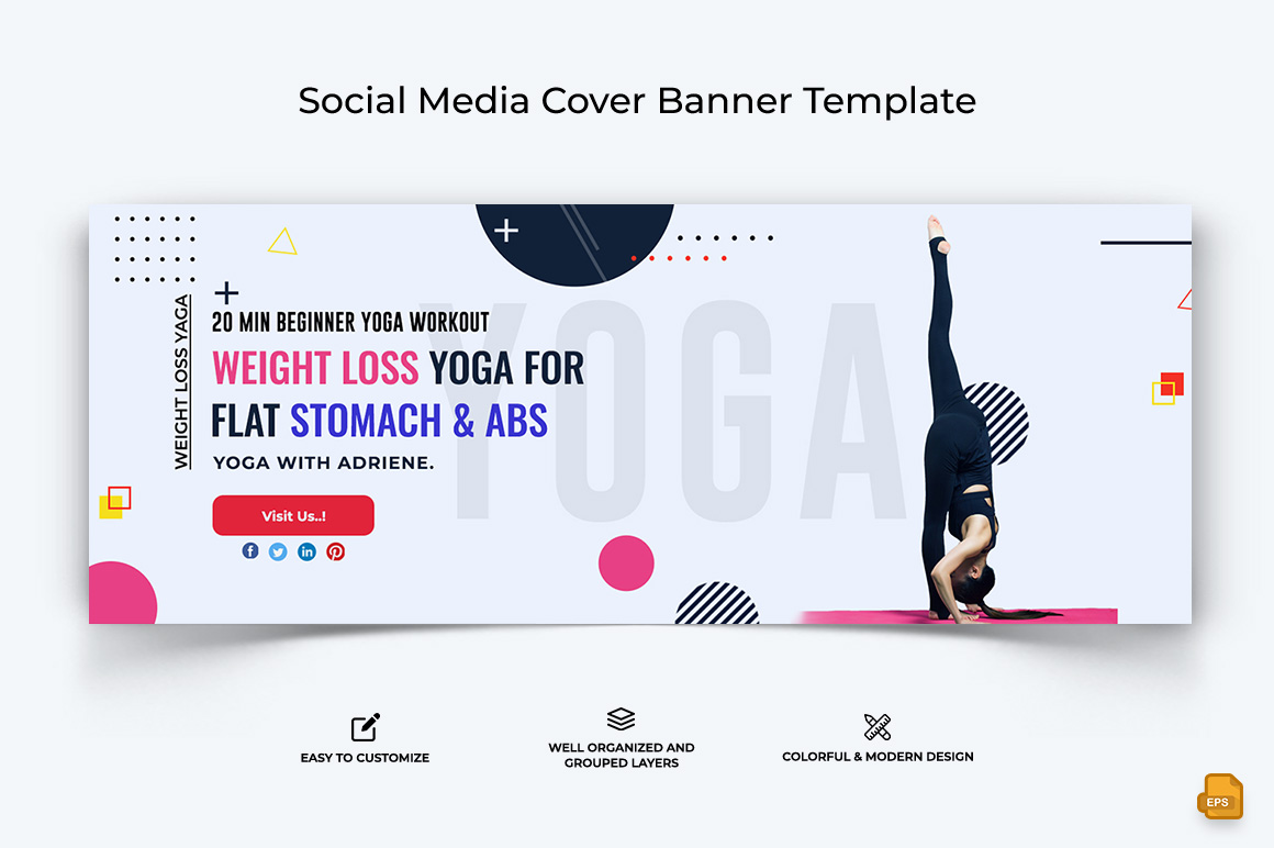 Yoga and Meditation Facebook Cover Banner Design-011