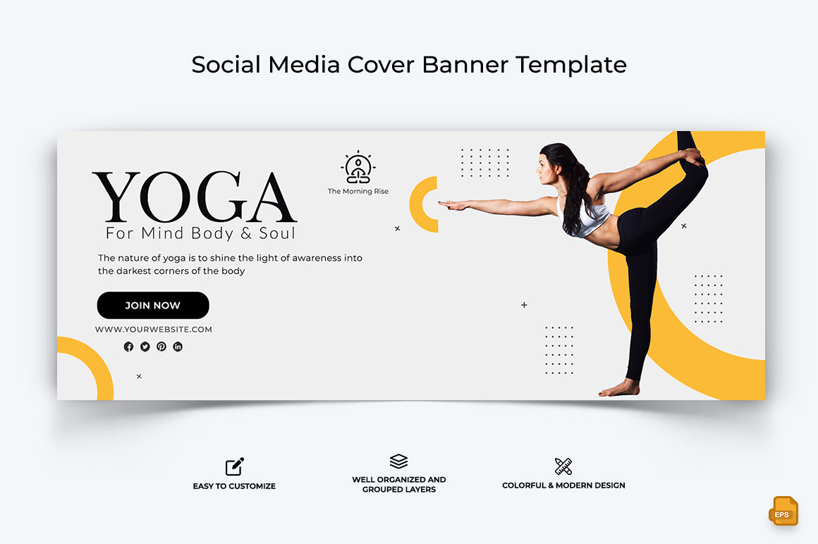 Yoga and Meditation Facebook Cover Banner Design-023