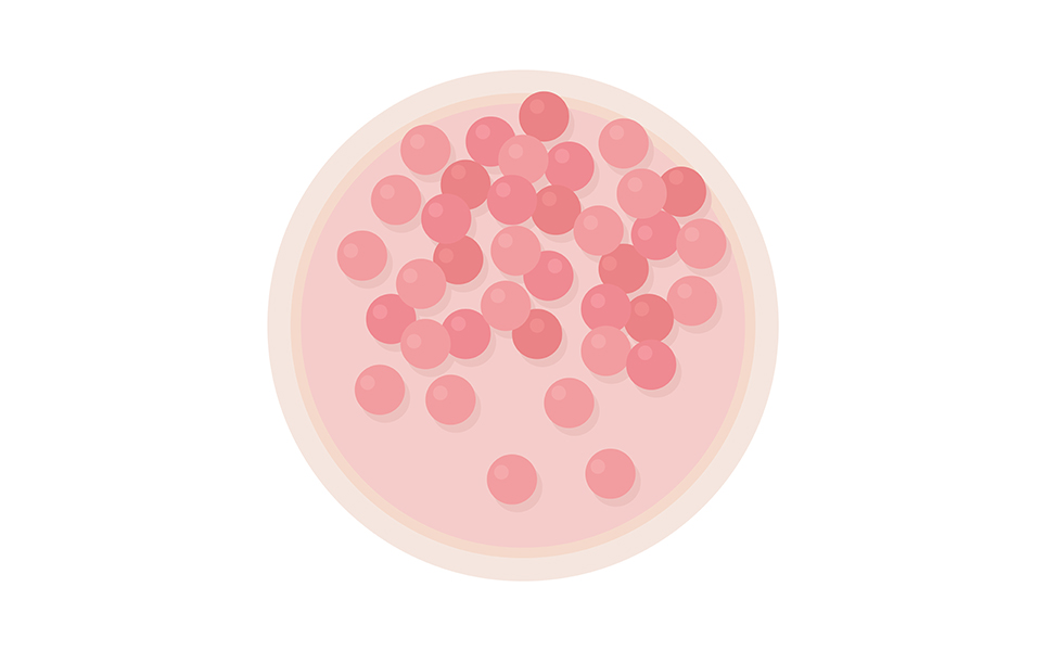 Compact powder balls semi flat color vector object