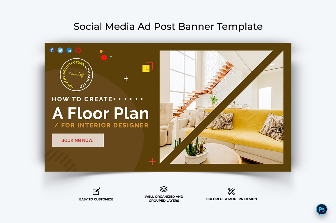 Architecture Facebook Ad Banner Design Template-01