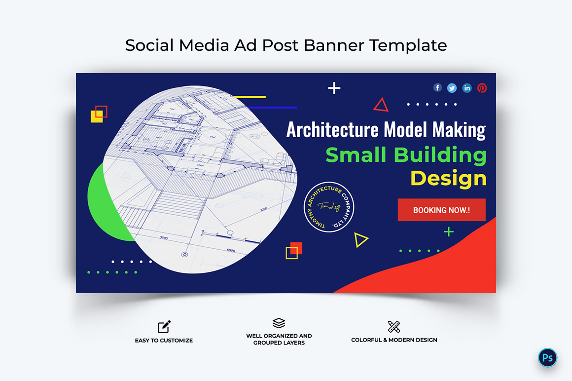 Architecture Facebook Ad Banner Design Template-06