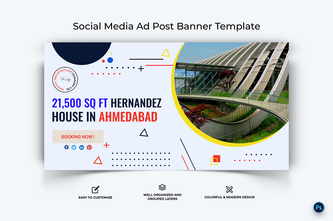 Architecture Facebook Ad Banner Design Template-08