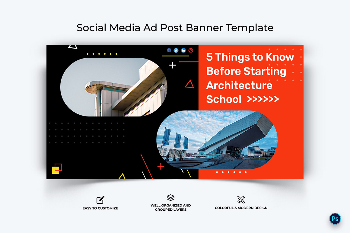 Architecture Facebook Ad Banner Design Template-18