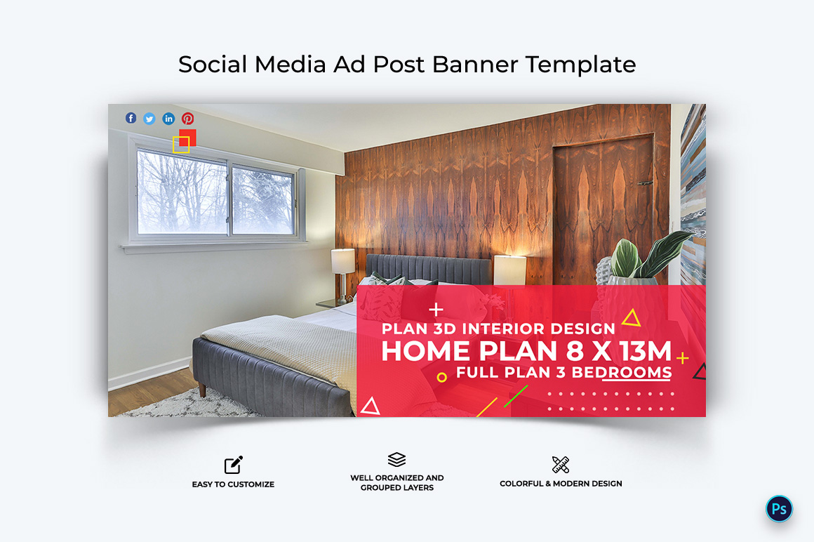 Architecture Facebook Ad Banner Design Template-19