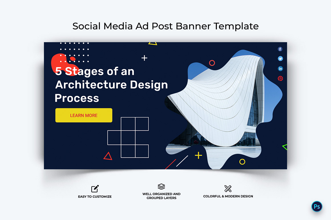 Architecture Facebook Ad Banner Design Template-20