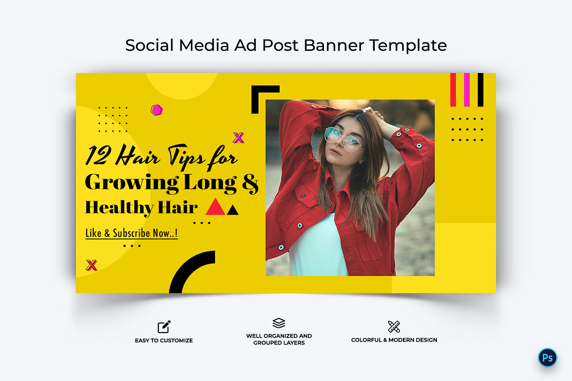 Beauty Tips Facebook Ad Banner Design Template-13