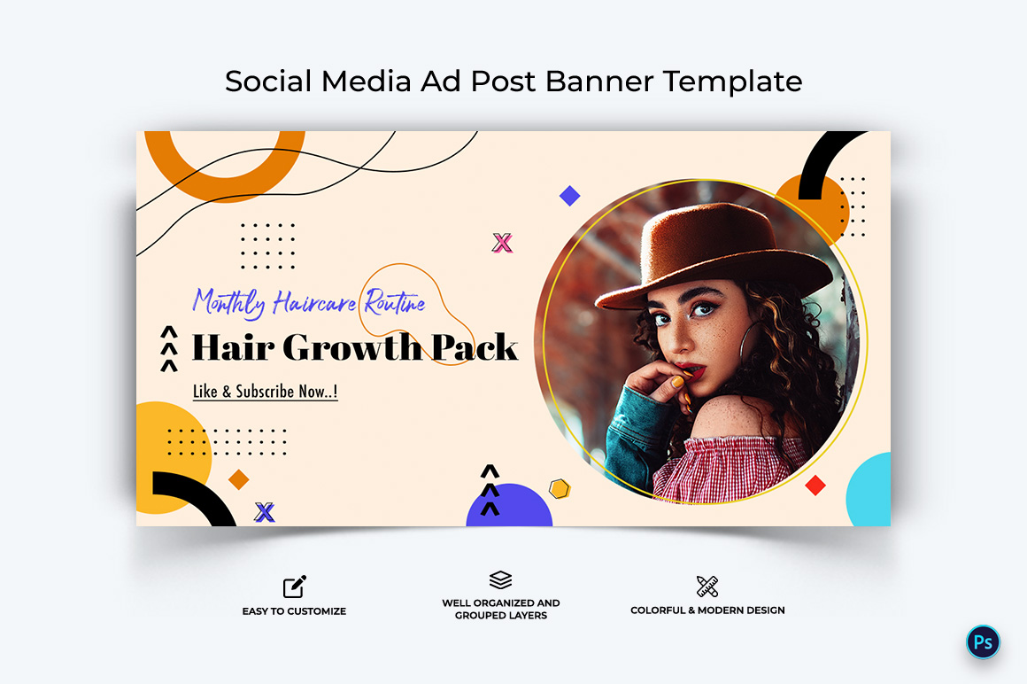 Beauty Tips Facebook Ad Banner Design Template-16