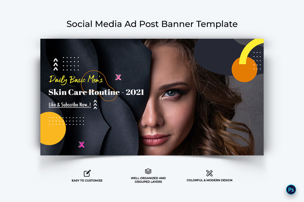 Beauty Tips Facebook Ad Banner Design Template-19