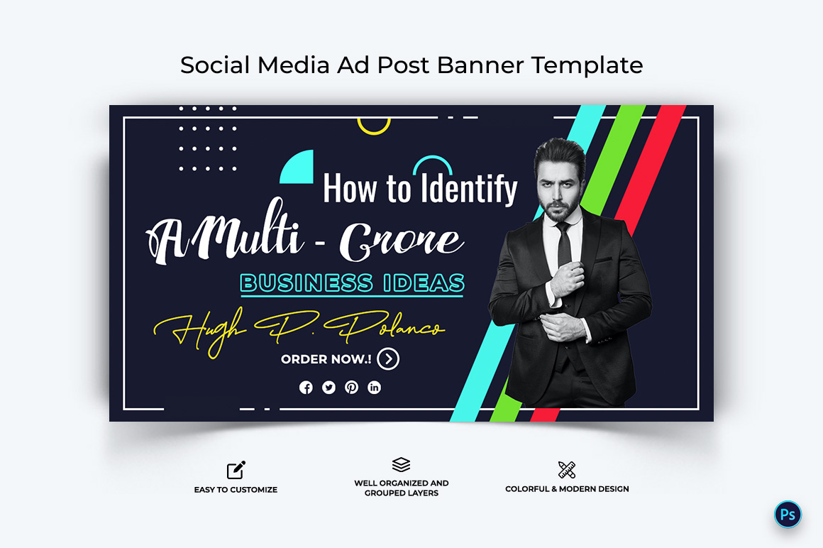 Business Service Facebook Ad Banner Design Template-09