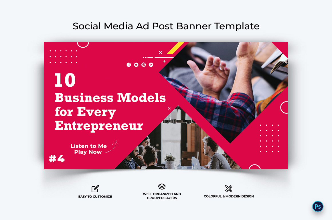 Business Service Facebook Ad Banner Design Template-20