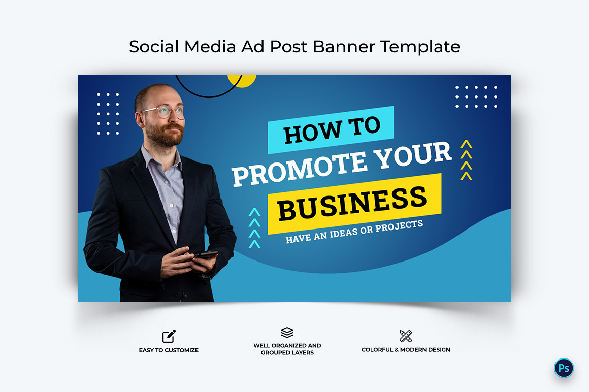 Business Service Facebook Ad Banner Design Template-28