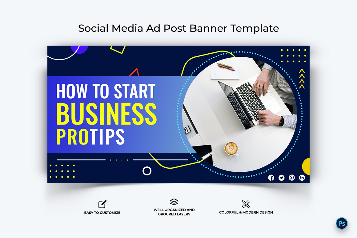 Business Service Facebook Ad Banner Design Template-29