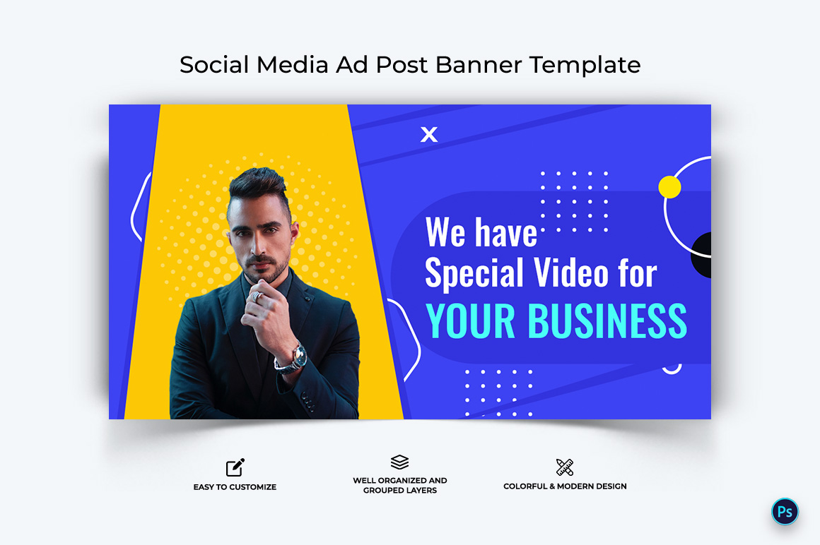 Business Service Facebook Ad Banner Design Template-30