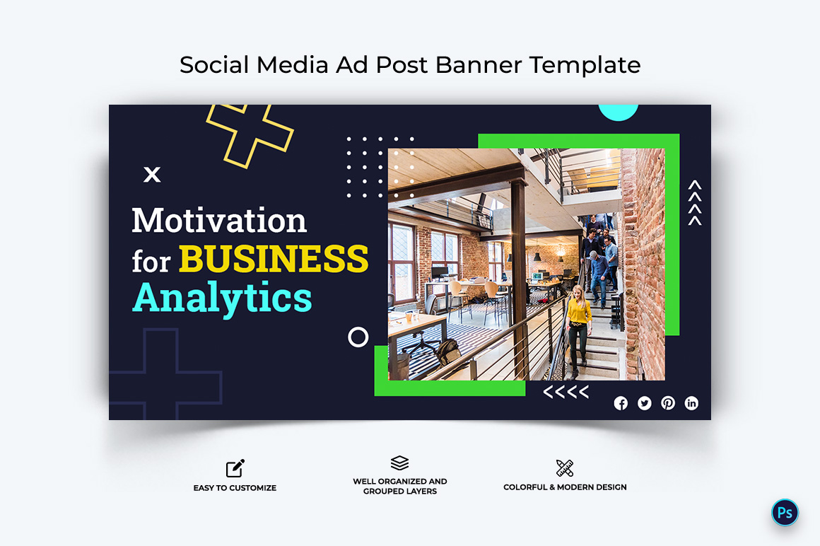 Business Service Facebook Ad Banner Design Template-31